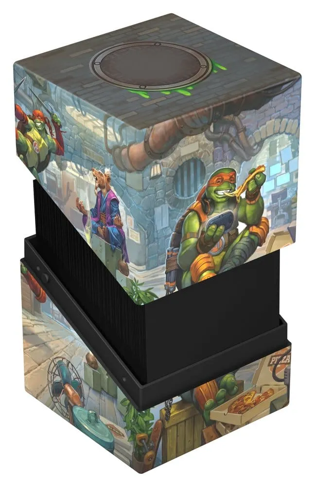 Ultimate Guard RTE Boulder 100+ Magic: The Gathering | Teenage Mutant Ninja Turtles (76 x 75 x 98.5 mm) - Turtle Lair